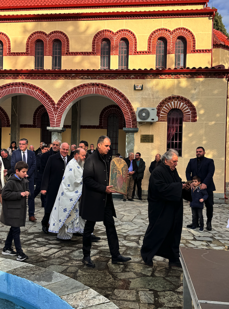 Με λαμπρότητα ο εορτασμός των Θεοφανείων στο Βελεστίνο