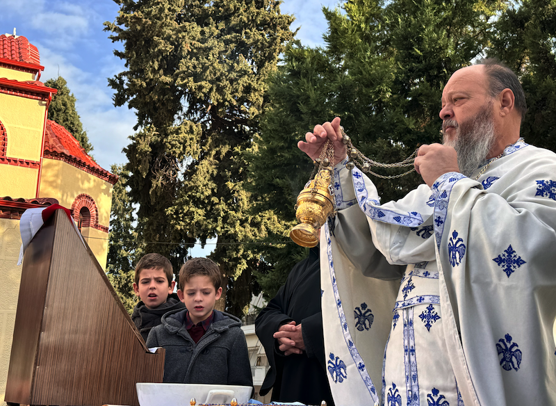 Με λαμπρότητα ο εορτασμός των Θεοφανείων στο Βελεστίνο