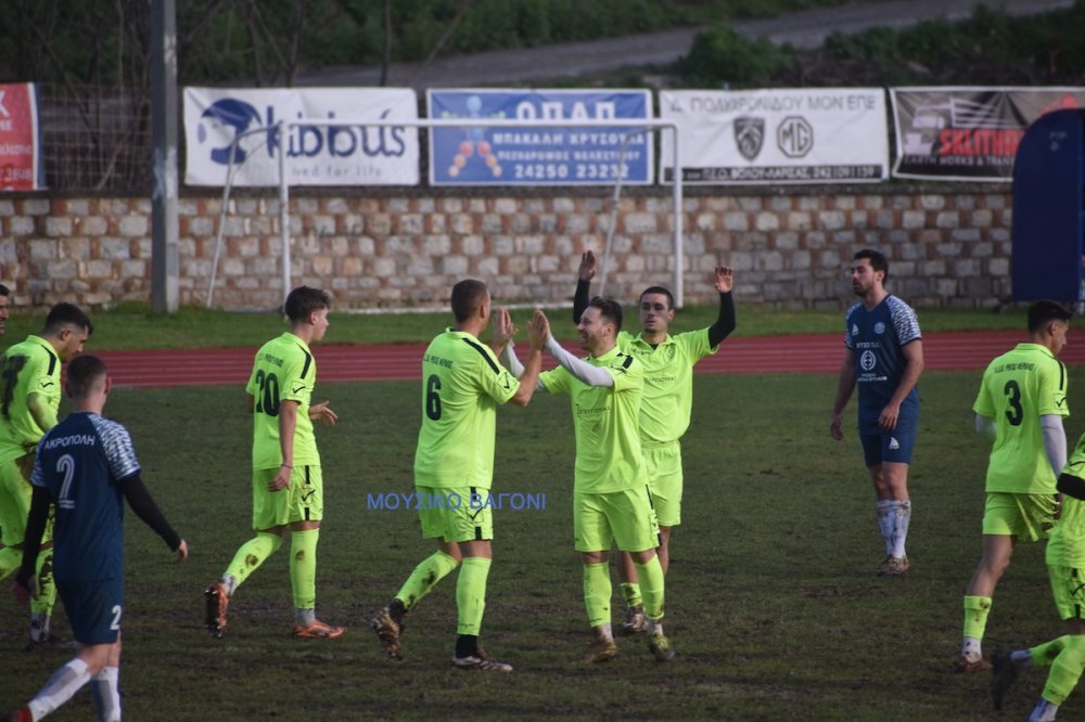 Ρήγας Φεραίος - Ακρόπολη Σέσκλου 3-0