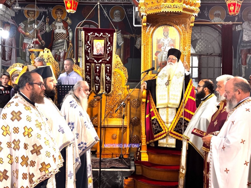 Υποδοχή Ιερών Λειψάνων Αγίου Θεράποντος