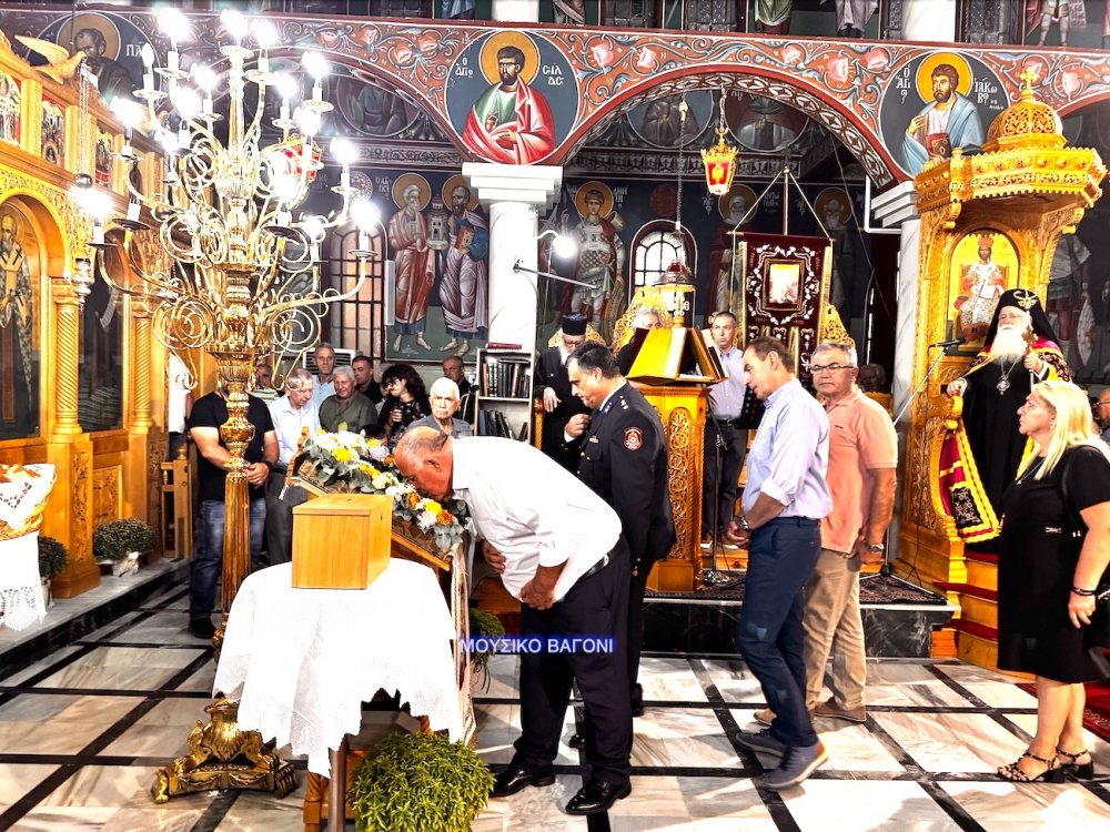 Υποδοχή Ιερών Λειψάνων Αγίου Θεράποντος