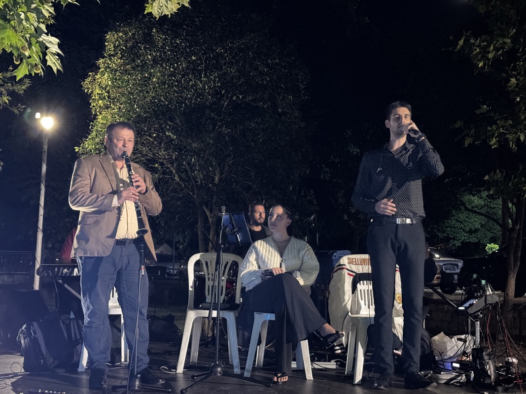 Σταύρος Κουσκουρίδας και Κωνσταντίνο Τσεκούρας επί το έργον