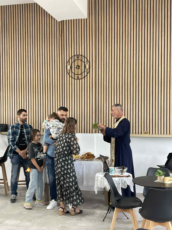 Ο Αγιασμός τελέστηκε από τον Ιερέα π. Ιωάννη Γρατσούνα