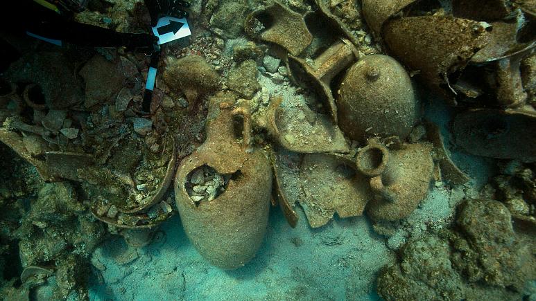 Αποτελέσματα της Ενάλιας Αρχαιολογικής έρευνας στη νήσο Λέβιθα - Πνευματικά Δικαιώματα ©Ephorate of Underwater Antiquities - Hellenic Ministry of Culture and Sports / photography Anastasis Agathos